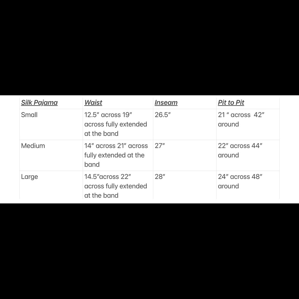 Brand New Women’s Silver Color  100% Silk Pajamas - Picture 5 of 11